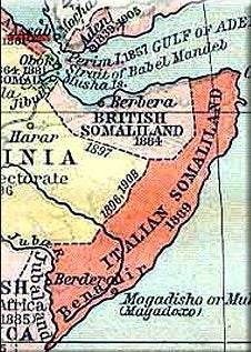 British Somaliland map